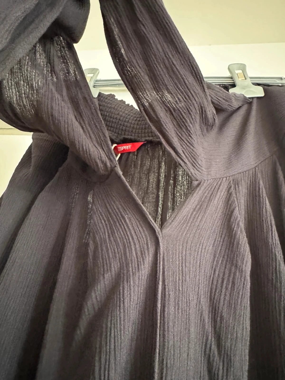 🖤Vestido Esprit de alças preto – Tamanho M – Novo com etiqueta – Elegância garantida 🖤 – photo 6